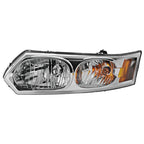 Headlight Set For 2003-2007 Saturn Ion Driver and Passenger Side with Bulb Sedan