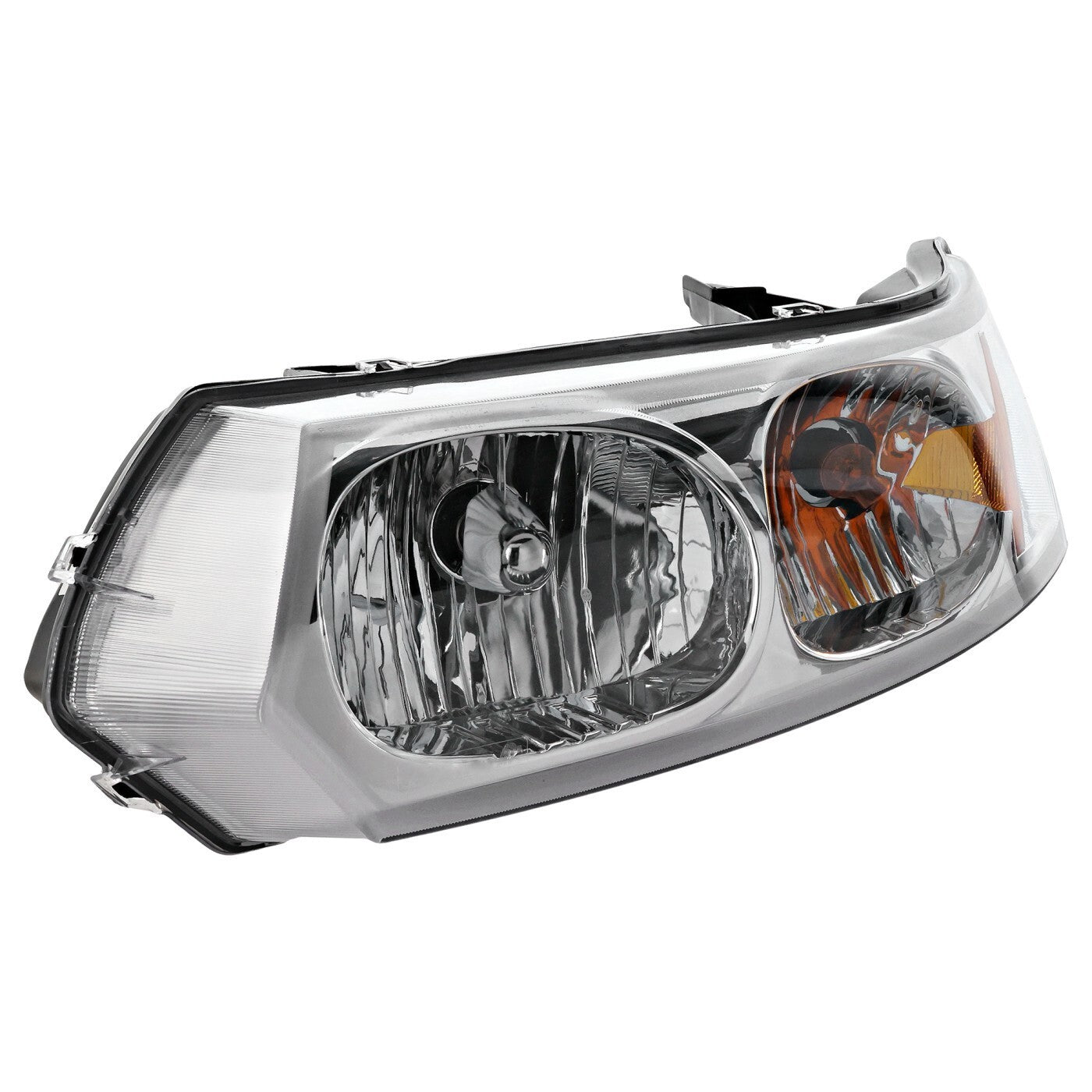 Headlight Set For 2003-2007 Saturn Ion Driver and Passenger Side with Bulb Sedan