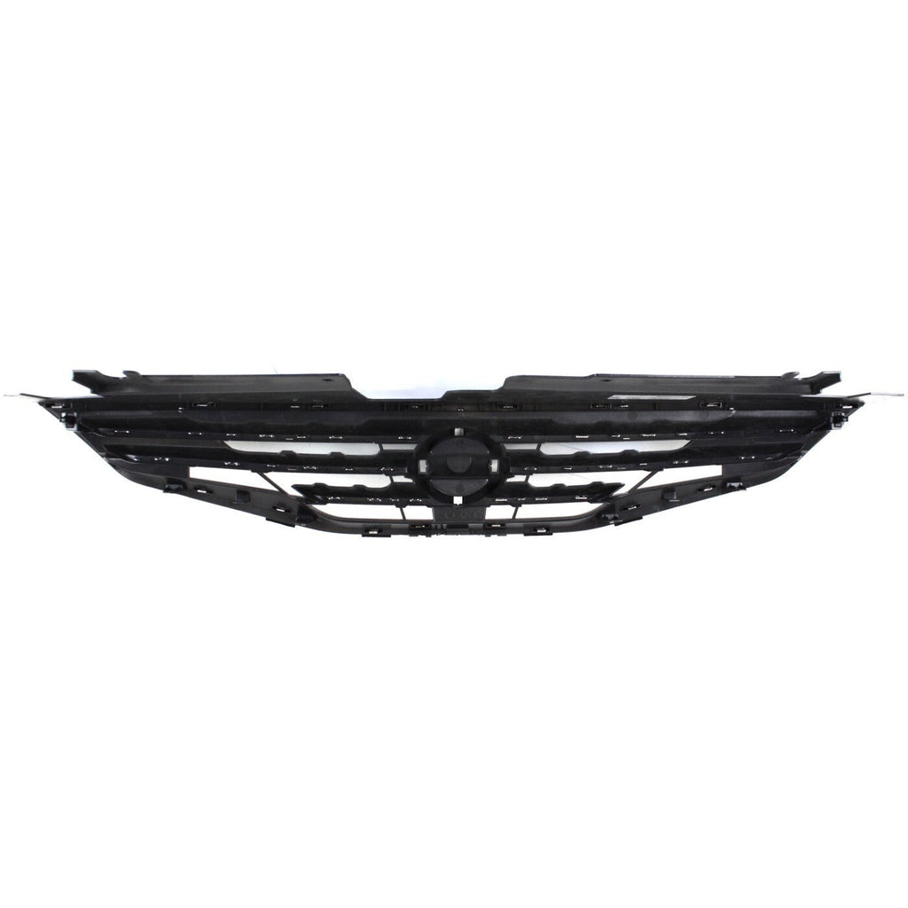 Grille Assembly For 2010-2012 Nissan Altima Sedan Chrome Shell with Black Insert