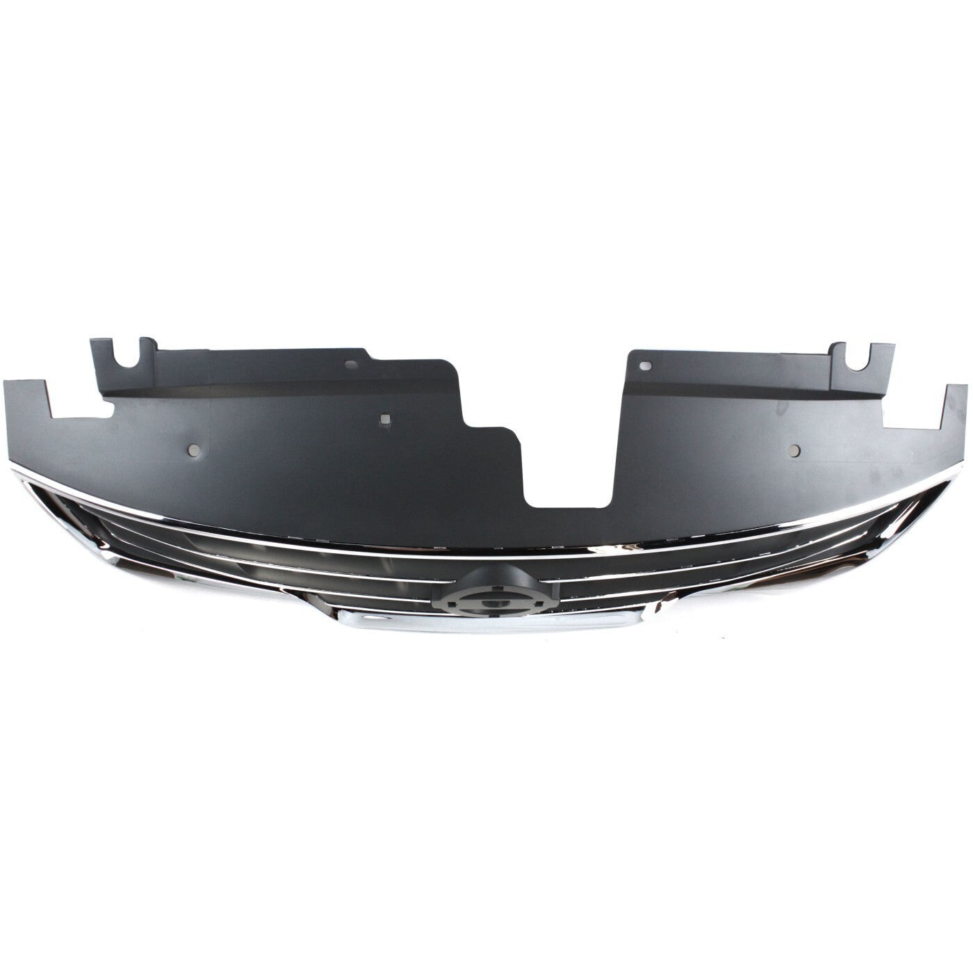 Grille Assembly For 2010-2012 Nissan Altima Sedan Chrome Shell with Black Insert