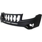 Bumper Cover For 11-17 Jeep Compass MK Platform with Fog Light Holes Front Upper