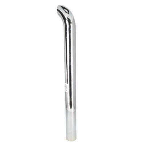 Exhaust Stack Pipe   4" x 48" Curved Chrome