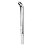 Exhaust Stack Pipe   4" x 48" Curved Chrome