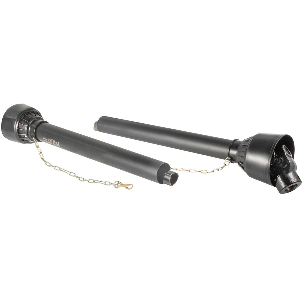 PTO Shaft PTO Driveshaft for Tractor 1-3/8" Spline/Round Ends 39-55" Black
