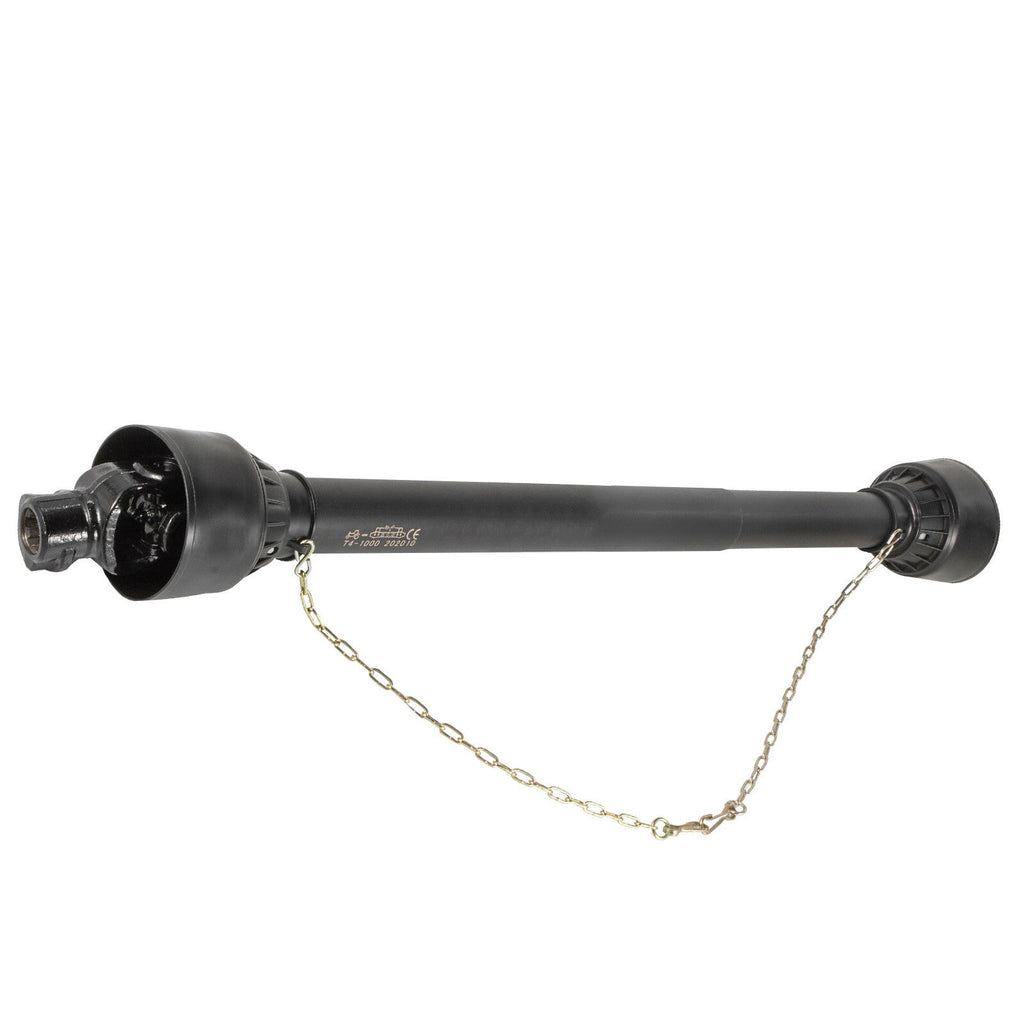PTO Shaft PTO Driveshaft for Tractor 1-3/8" Spline/Round Ends 39-55" Black