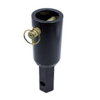 Auger Adapter Conversion 2-9/16 inch female Round to 2" Male Hex Heavy Duty