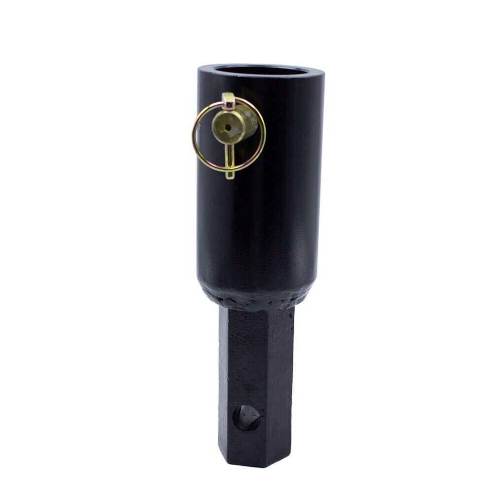 Auger Adapter Conversion 2-9/16 inch female Round to 2" Male Hex Heavy Duty