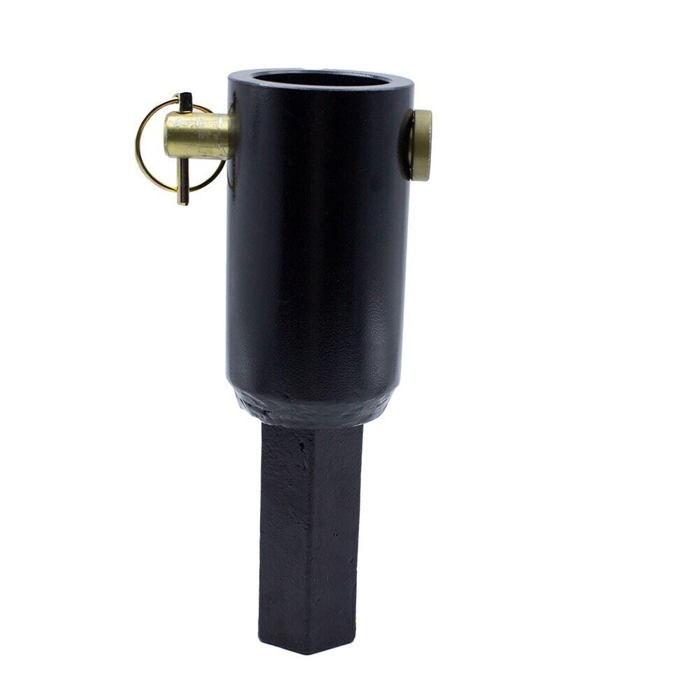 Auger Adapter Conversion 2-9/16 inch female Round to 2" Male Hex Heavy Duty