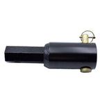 Auger Adapter Conversion 2-9/16 inch female Round to 2" Male Hex Heavy Duty