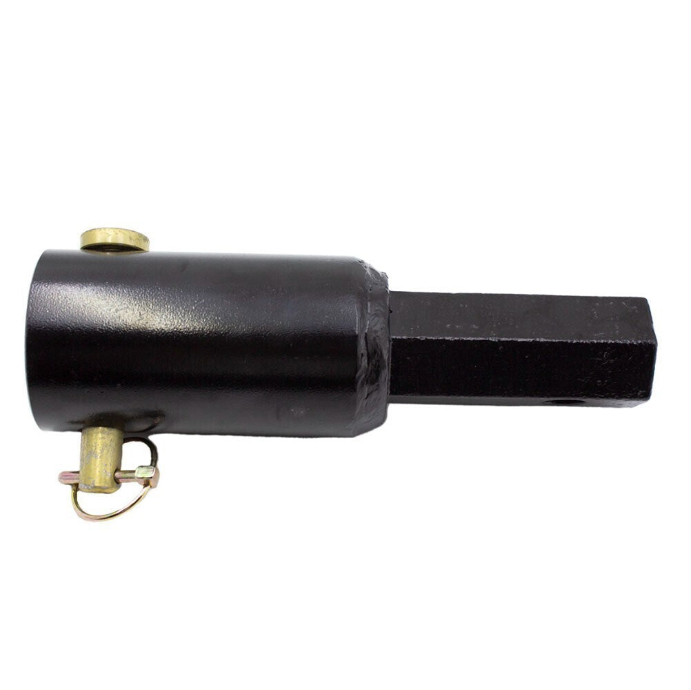 Auger Adapter Conversion 2-9/16 inch female Round to 2" Male Hex Heavy Duty