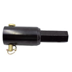 Auger Adapter Conversion 2-9/16 inch female Round to 2" Male Hex Heavy Duty
