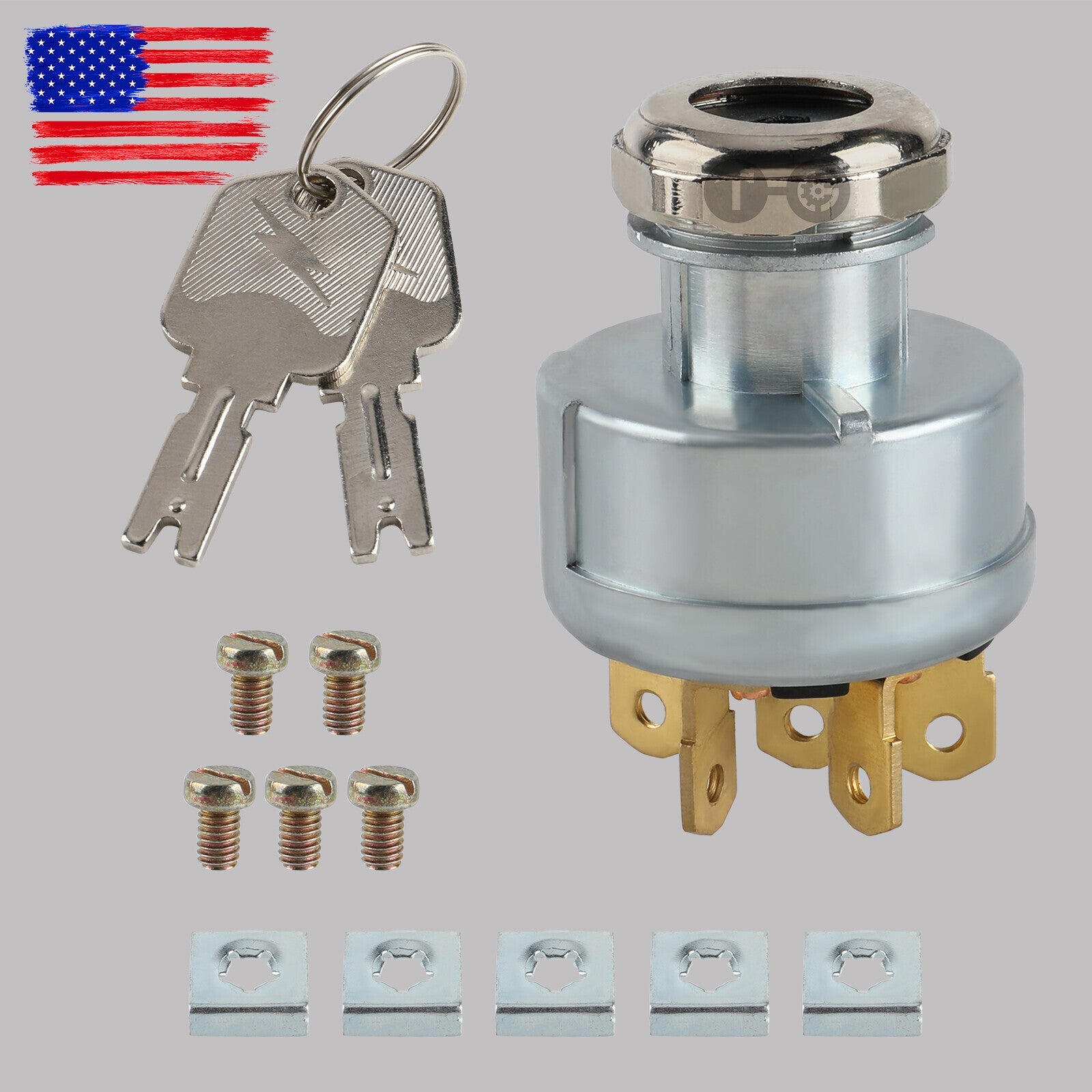 For Clark, For Hyster For Yale, Universal Forklift Ignition Switch 272041 w/ Key