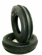 TWO 400X19, 4.00-19, 400-19 THREE Rib FORD 2N 9N Tractor Tires & Tubes