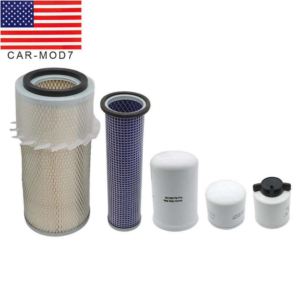 Filter Kit Oil Fuel Diesel Air Inner For Bobcat 763 T140 T180 T190 Skid Steer