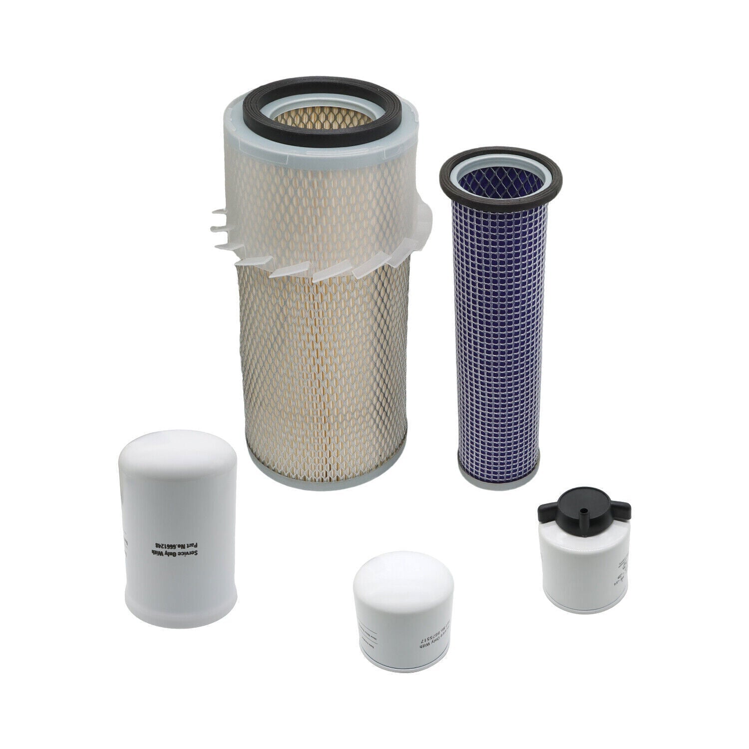 Filter Kit Oil Fuel Diesel Air Inner For Bobcat 763 T140 T180 T190 Skid Steer