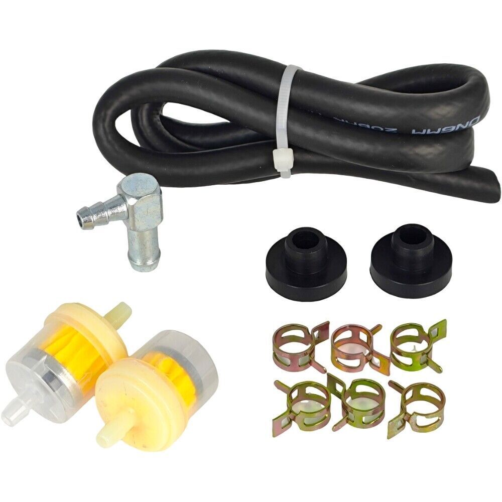 Fuel Tank Stem Bushing Hose Filter Kit Fit for Husqvarna Ride Mower 532003645