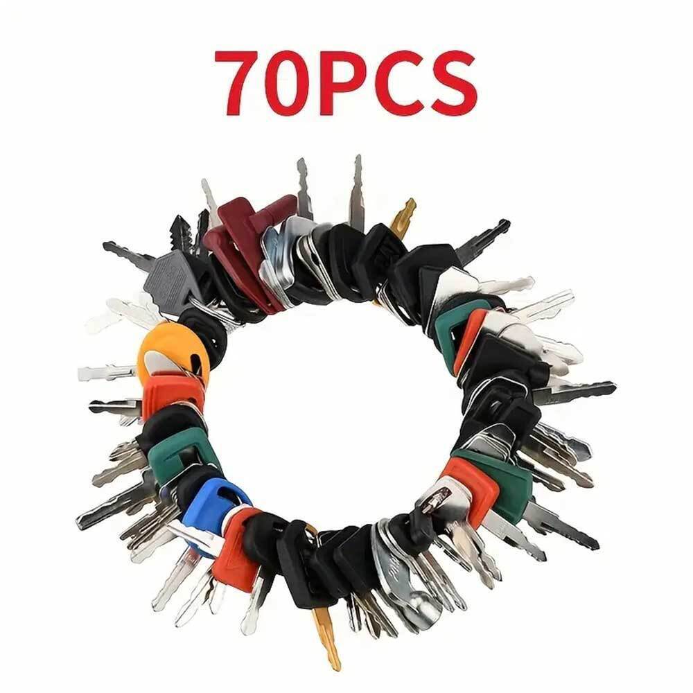70 Master Keys Set Heavy Equipment Ignition Keys Fits Many Models HOT