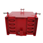 Ballast Box 3 Point CAT 1 Tractor Attachment Hitch W/ 2'' Quick Hitch Receiver