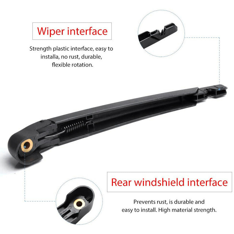 Rear Windshield Wiper Arm Set - Back Windshield Wiper Arm Blade Set for 3728