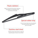 Rear Windshield Wiper Arm Set - Back Windshield Wiper Arm Blade Set for 3728