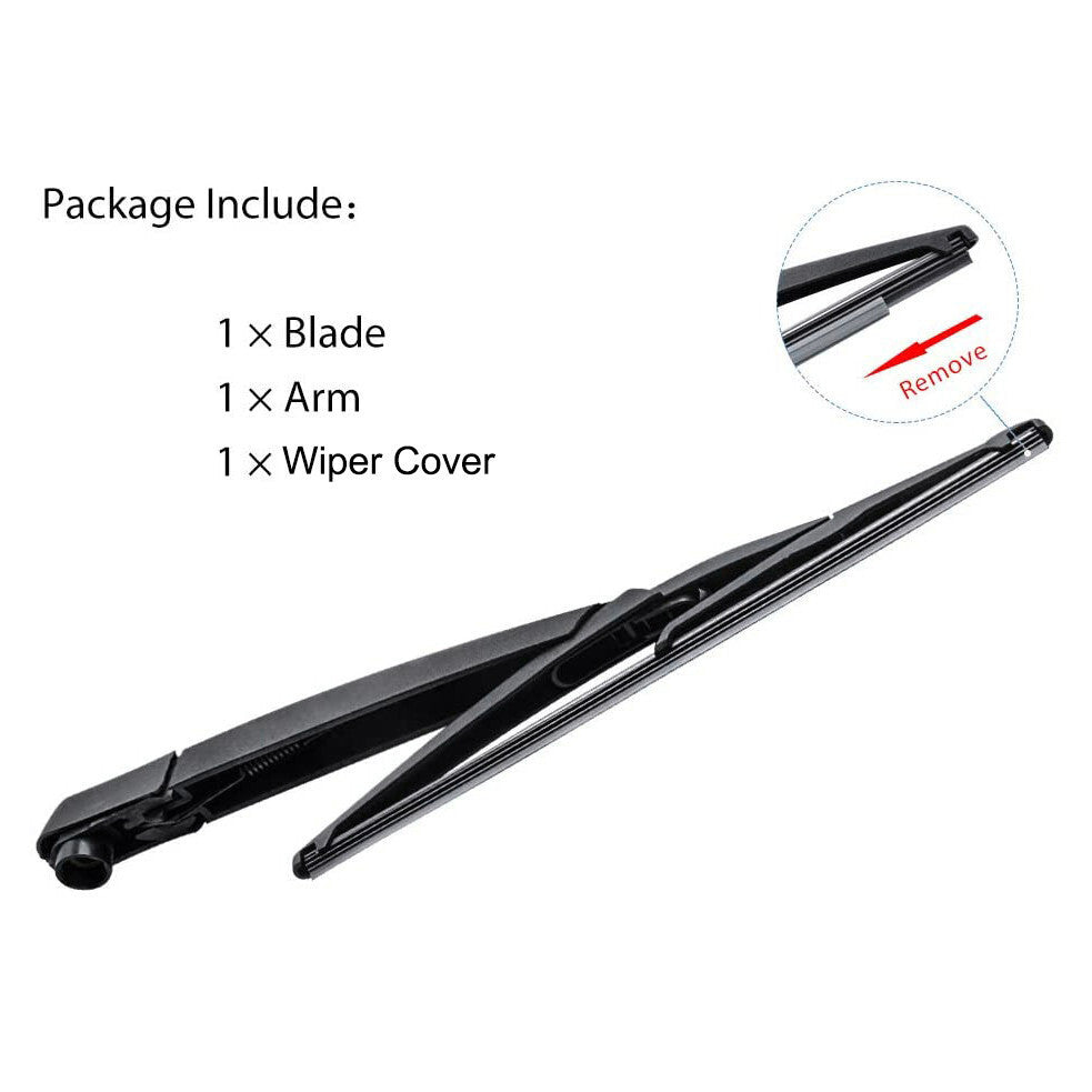 Rear Windshield Wiper Arm Set - Back Windshield Wiper Arm Blade Set for 3728
