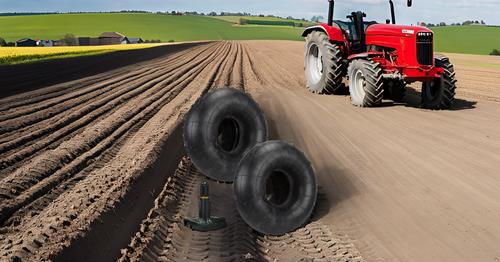 TWO Premium Farm Implement Tractor Tire Inner Tubes fits 5.50-16, 6.00-16