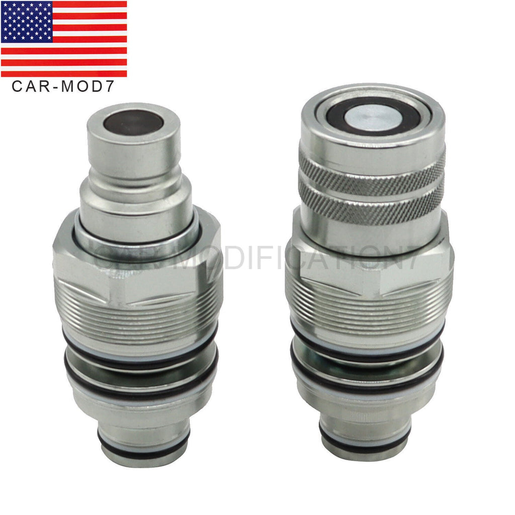 Male&Female Flat Face Coupler Kit 6679837 6680018 For Bobcat T140,T180,T190,T200