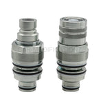 Male&Female Flat Face Coupler Kit 6679837 6680018 For Bobcat T140,T180,T190,T200