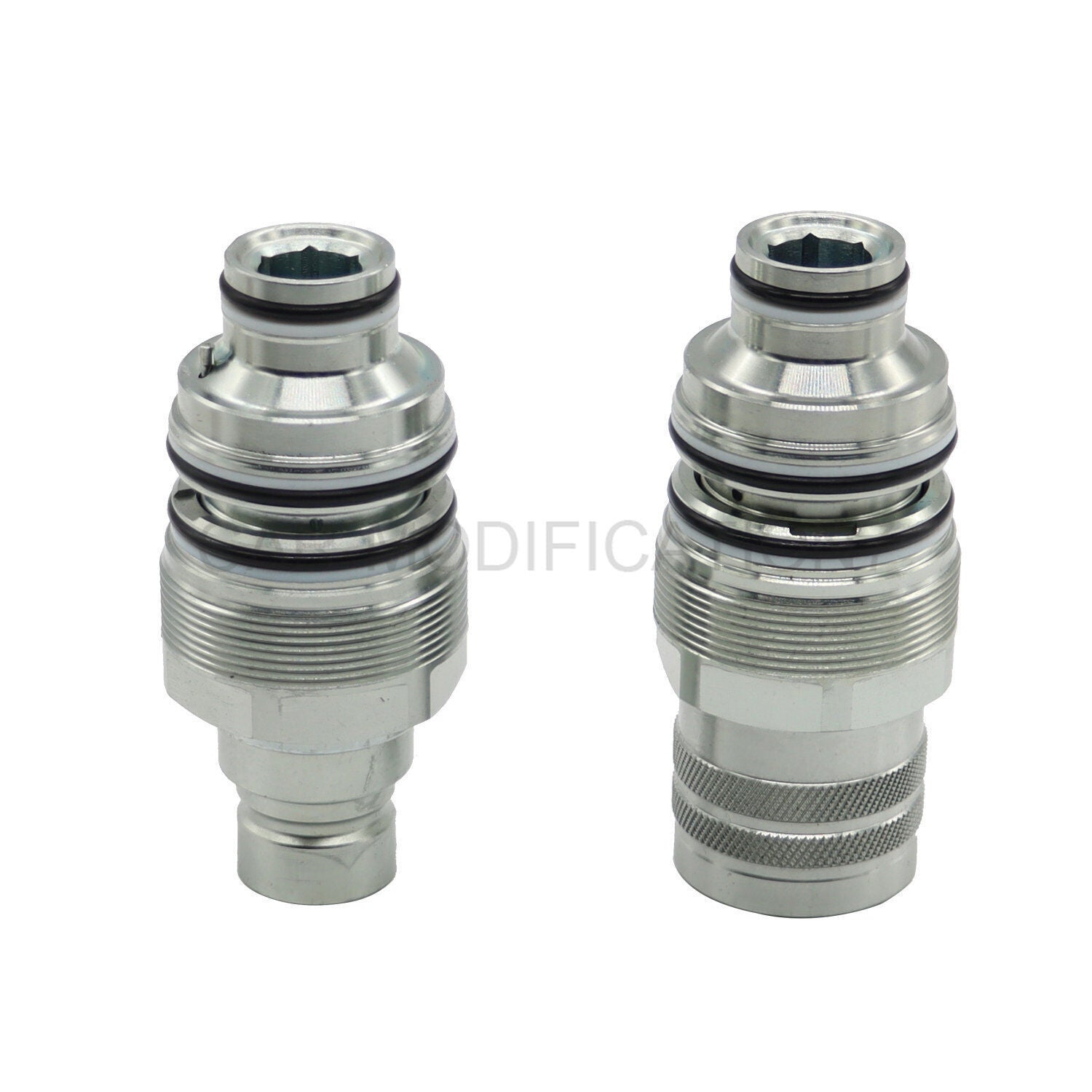 Male&Female Flat Face Coupler Kit 6679837 6680018 For Bobcat T140,T180,T190,T200