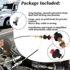6FT BUYERS HEAVY DUTY VERNIER LOCKING THROTTLE CABLE For VCGTX06 TRUCK EQUIPMENT