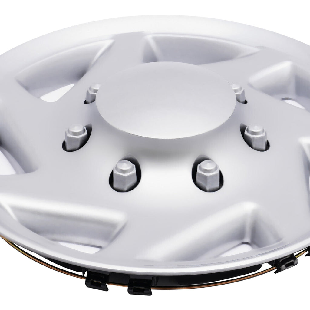 4 NEW For 99-18 Ford Econoline E250 E350 E450 Hubcap Silver Van Full Wheel Cover