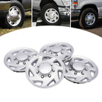 4 NEW For 99-18 Ford Econoline E250 E350 E450 Hubcap Silver Van Full Wheel Cover