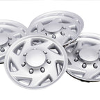 4 NEW For 99-18 Ford Econoline E250 E350 E450 Hubcap Silver Van Full Wheel Cover