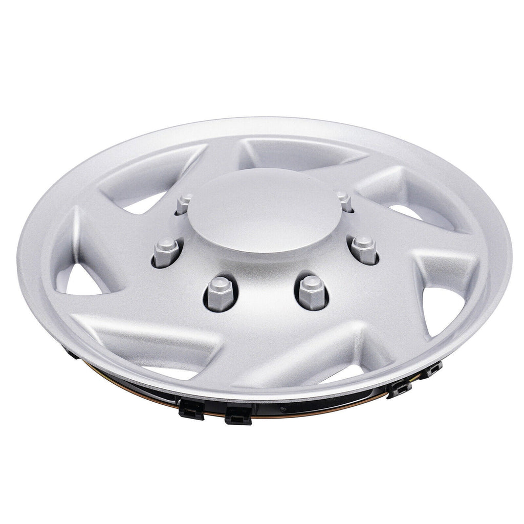 4 NEW For 99-18 Ford Econoline E250 E350 E450 Hubcap Silver Van Full Wheel Cover