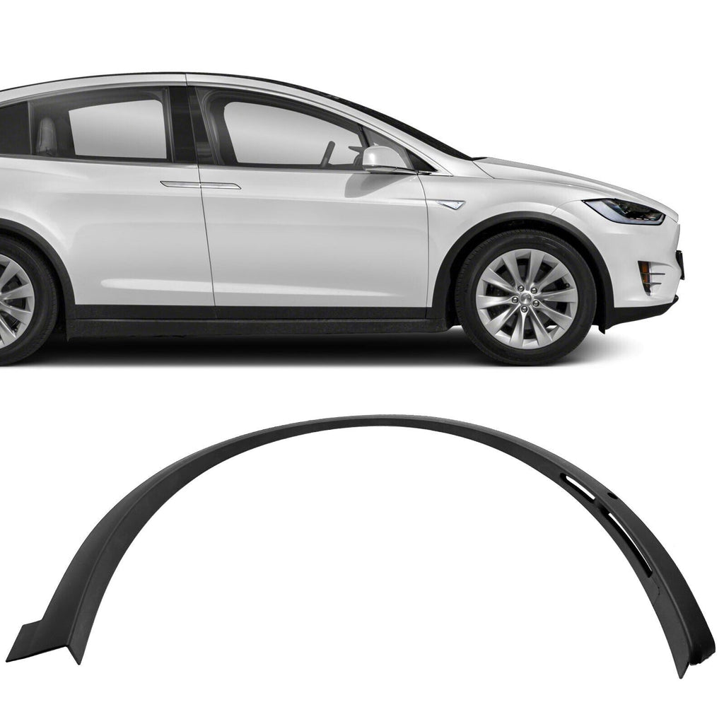 Front Right Fender Flare Fit For 2016-2021 Tesla Model X Wheel Well Arch Molding