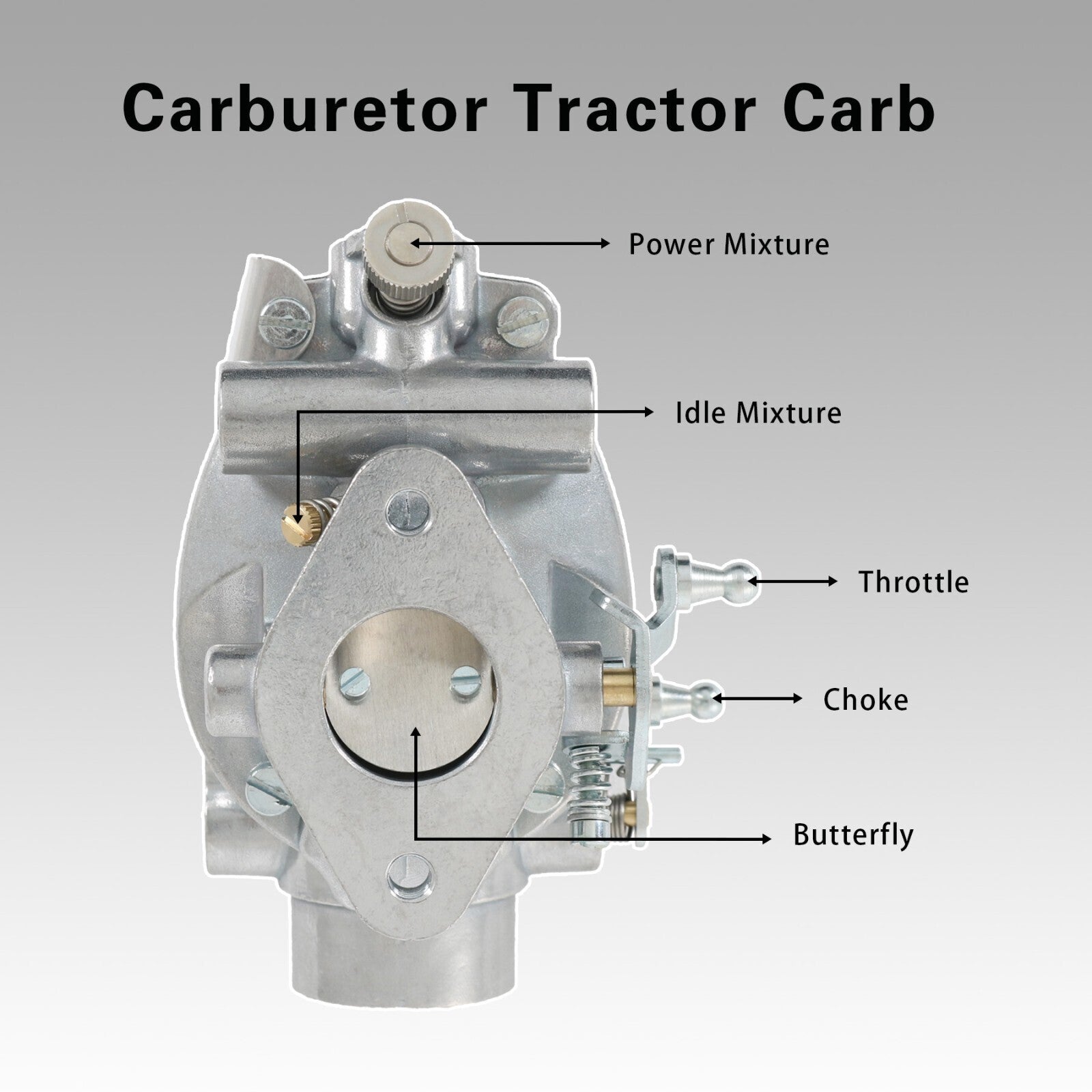 Carburetor For Ford Tractor 2N 8N 9N Heavy Duty 8N9510C-HD Marvel Schebler