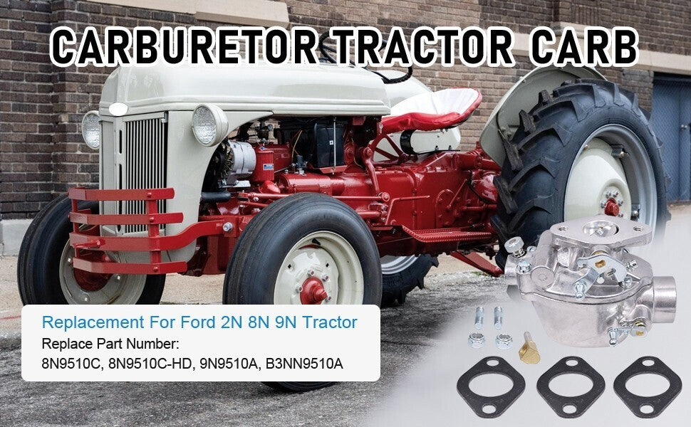 Carburetor For Ford Tractor 2N 8N 9N Heavy Duty 8N9510C-HD Marvel Schebler