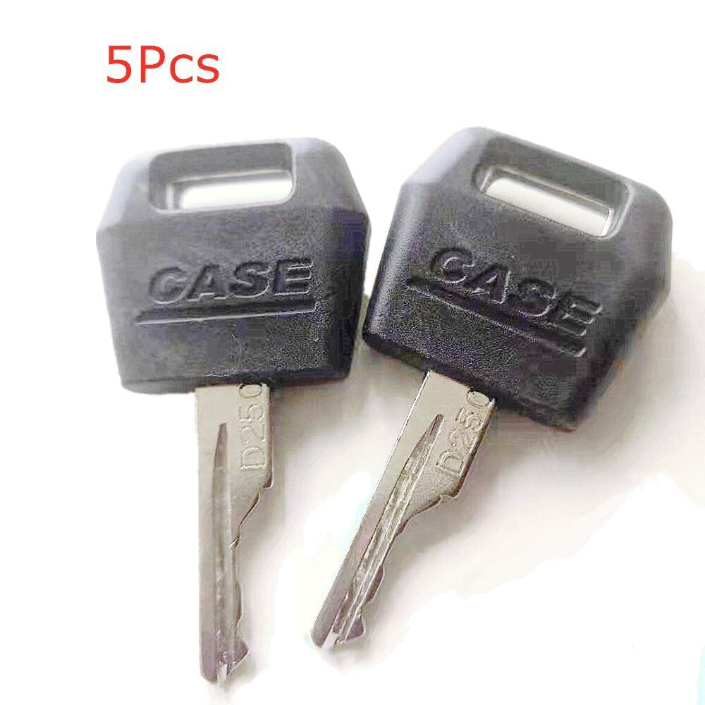 5Pcs  Keys For Case IH Ignition Keys Tractor Skid Steer Digger Excavator Dozer