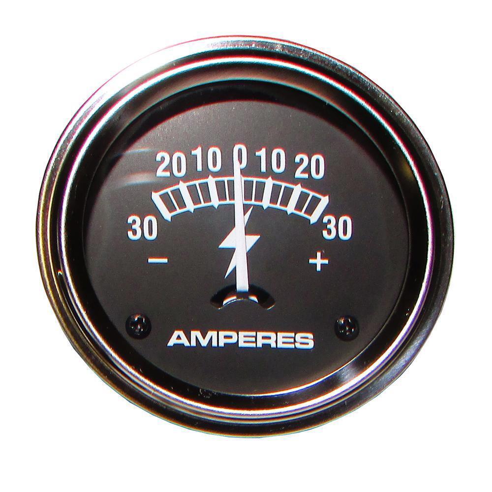 Universal 30 AMP Ammeter Gauge for Various Tractors & Equipment Fits 2" Hole