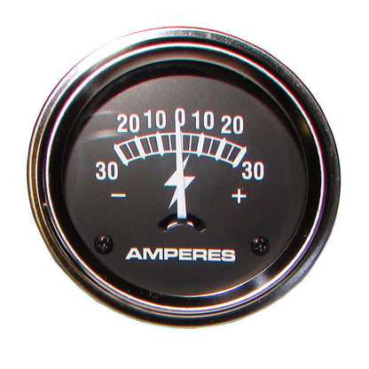 Universal 30 AMP Ammeter Gauge for Various Tractors & Equipment Fits 2" Hole