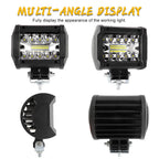 12V 4inch 60W LED Work Light Headlights fit John Deere Case New Holland Tractor