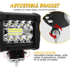 12V 4inch 60W LED Work Light Headlights fit John Deere Case New Holland Tractor