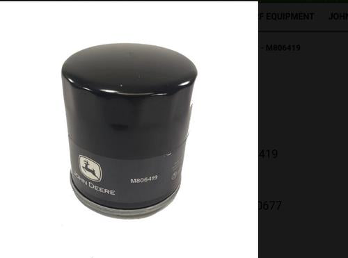 John Deere Engine Oil Filter- M806419