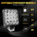 40W LED Work Light Pair RE269638 RE269640 for John Deere Tractors