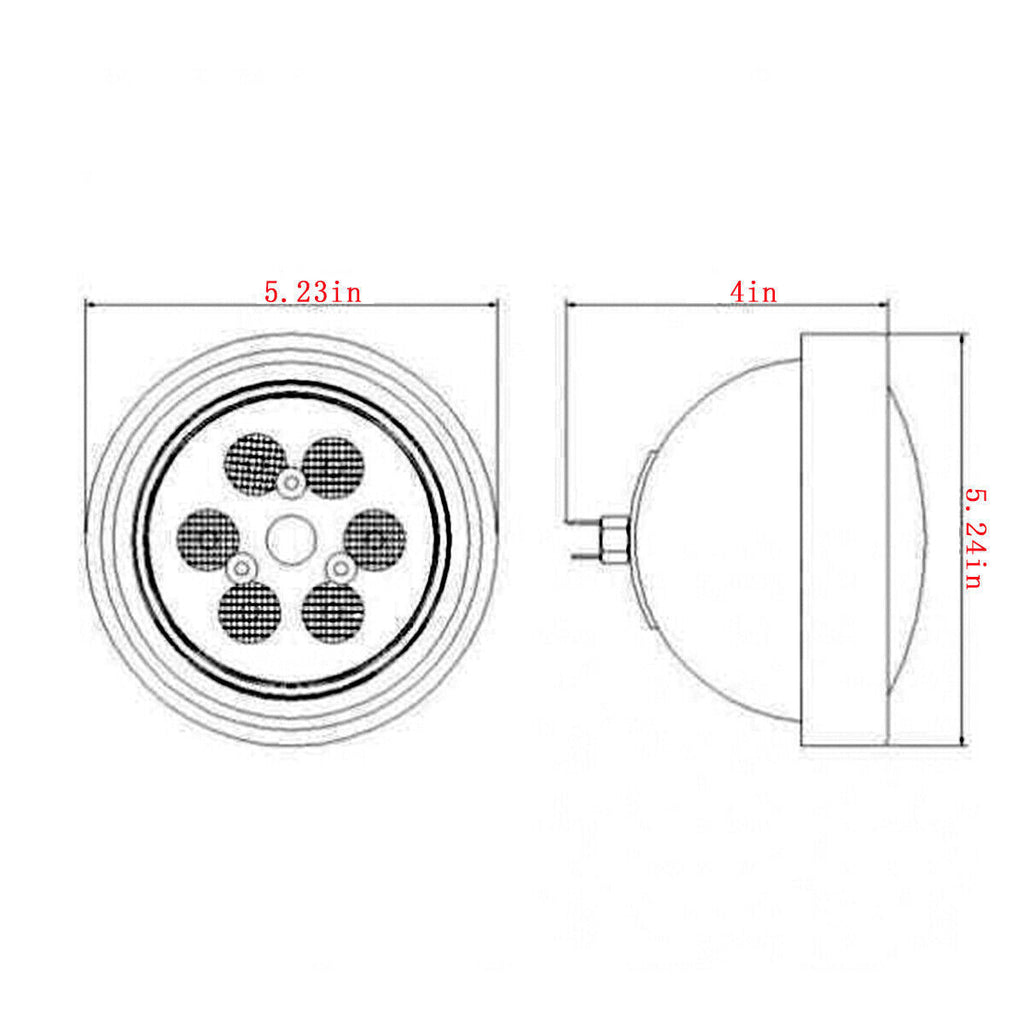 Par36 30W LED Work Light Headlight Flood For Case IH John Deere International