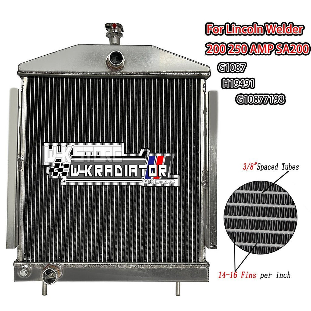 Radiator for Lincoln Welder 200/250 AMP SA200 SA250 H19491 G1087 Full Aluminum