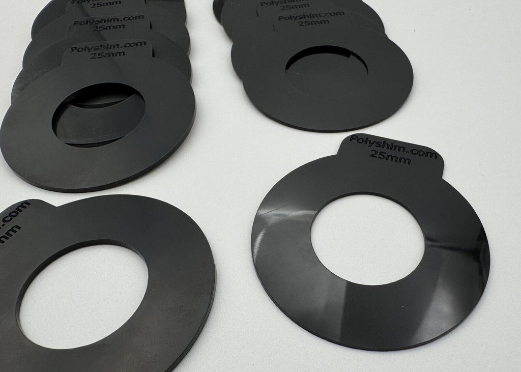 Polyshim Bucket Pin Shim Kit 25mm for Micro Excavator And Skid Steer