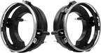 Front Left & Right Side Headlight Bulb Brackets Buckets For 97-06 Jeep Wrangler