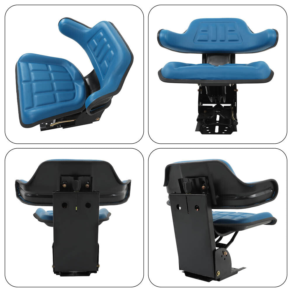 Universal Tractor Suspension Seat Blue For Ford Holland 4000 4100 4110 4600 5600