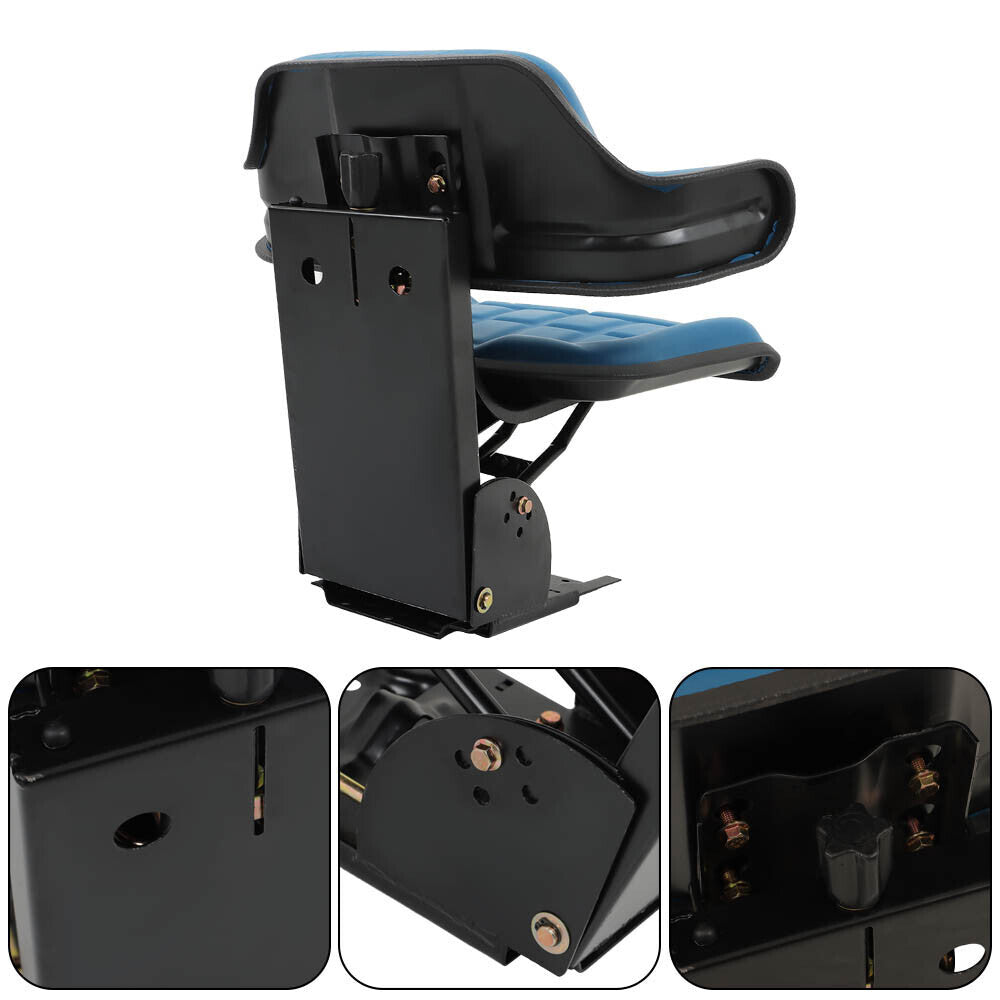 Universal Tractor Suspension Seat Blue For Ford Holland 4000 4100 4110 4600 5600